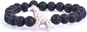 Fahlo Giraffe Tracking Bracelet, Elastic, supports Somali Giraffe Project, one size fits most for Men and Women