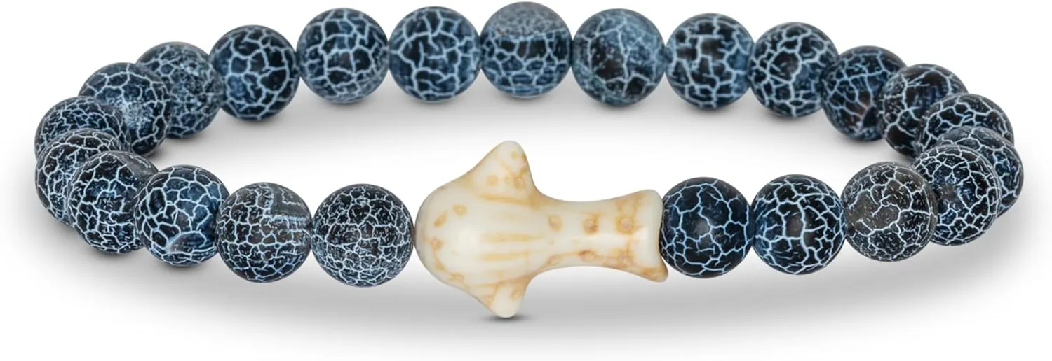 Fahlo Quest Bracelet Whale Shark Tracking Bracelet, Elastic, Supports Georgia Aquarium, one Size fits Most for Men and Women