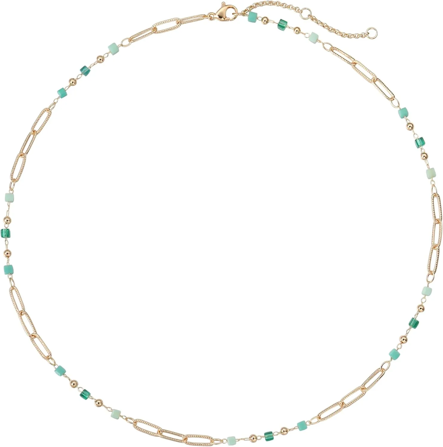 Fettero Choker Necklace for Women Dainty Gold Necklace Colorful Gold Evil Eye Necklace Handmade Cute Beaded Necklace Personalized Gifts for Women Jewelry