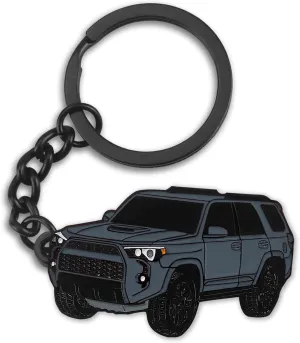 For 4Runner KeychainFor 4Runner Accessories 2015-2022 Toy TruckMetal Keychain