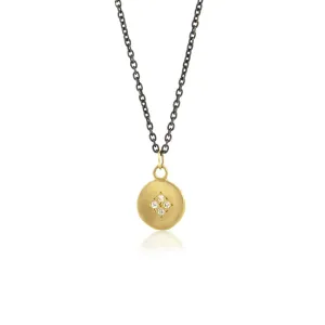 Four Star Wave Charm Pendant