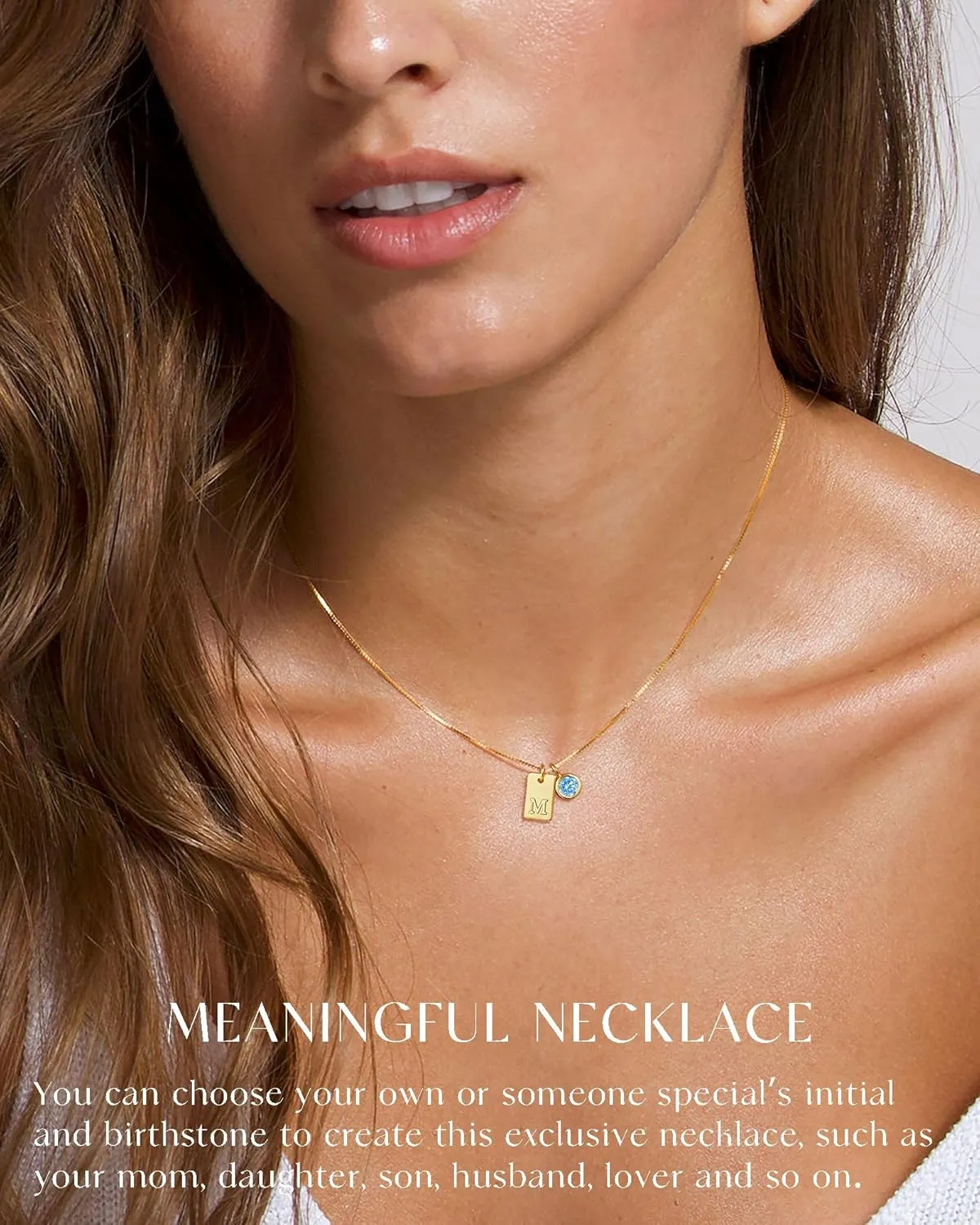 FUNEIA Initial Necklaces for Women Dainty Gold Birthstone Necklace for Women Trendy 14K Gold Plated Letter Necklace Non Tarnish Tiny Emerald Pendant a e s t k m j Necklace Gold Jewelry Birthday Gifts