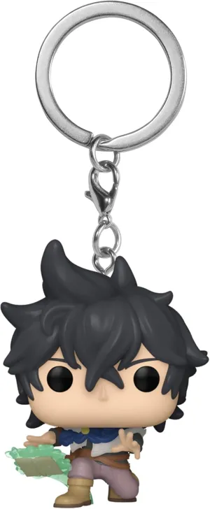 Funko POP! Keychain: Black Clover - Yuno Novelty Keyring - Collectable Mini Figure - Stocking Filler - Gift Idea - Official Merchandise - Anime Fans - Backpack Decor