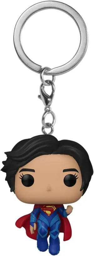 Funko POP! Keychain: DC - The Flash - Supergirl - DC Comics Novelty Keyring - Collectable Mini Figure - Stocking Filler - Gift Idea - Official Merchandise - Comic Books Fans - Backpack Decor