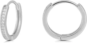 Gacimy Small Gold Huggie Hoop Earrings for Women, 14K Gold Plated Tiny CZ Cartilage Earrings for Women