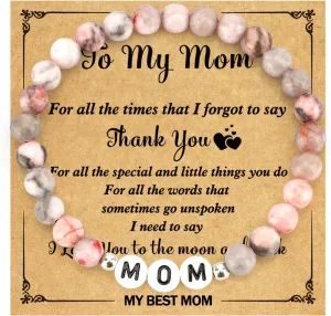 Gifts for Mom Stocking Stuffers Christmas Gifts Bracelets for Mom Birthday Gifts for Mom Gifts from Daughters Bonus Mom Gifts Boy Mom Gifts Best Mom Gifts for Mom from Son Christmas Gifts for Mom
