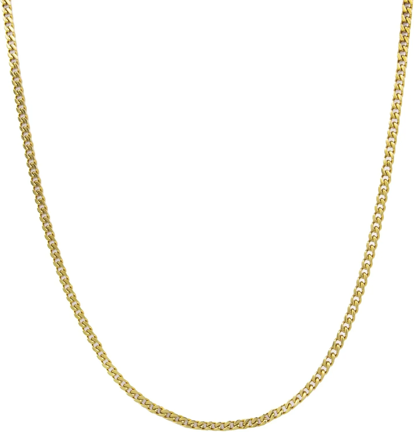 GLD Cuban Link Chain for Men and Women - 2MM - 8MM Gold-Plated Yellow and White Gold - Designed in Miami - Built to Last