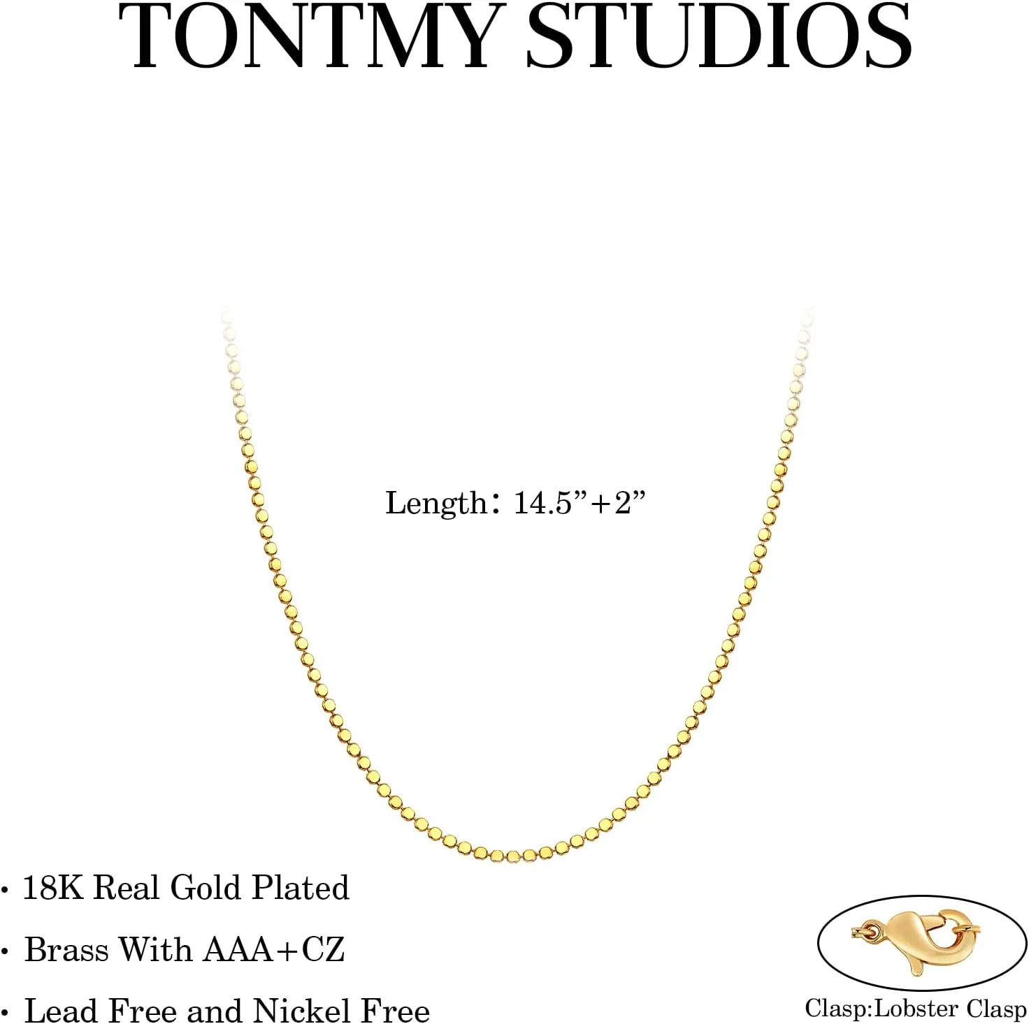Gold Dainty Choker Necklace for Women 14K Gold Plated Thin Wave Coin Chain Gold Necklace Simple Layered Gold Necklace Minimalist Link Chain Trendy Jewery for Women
