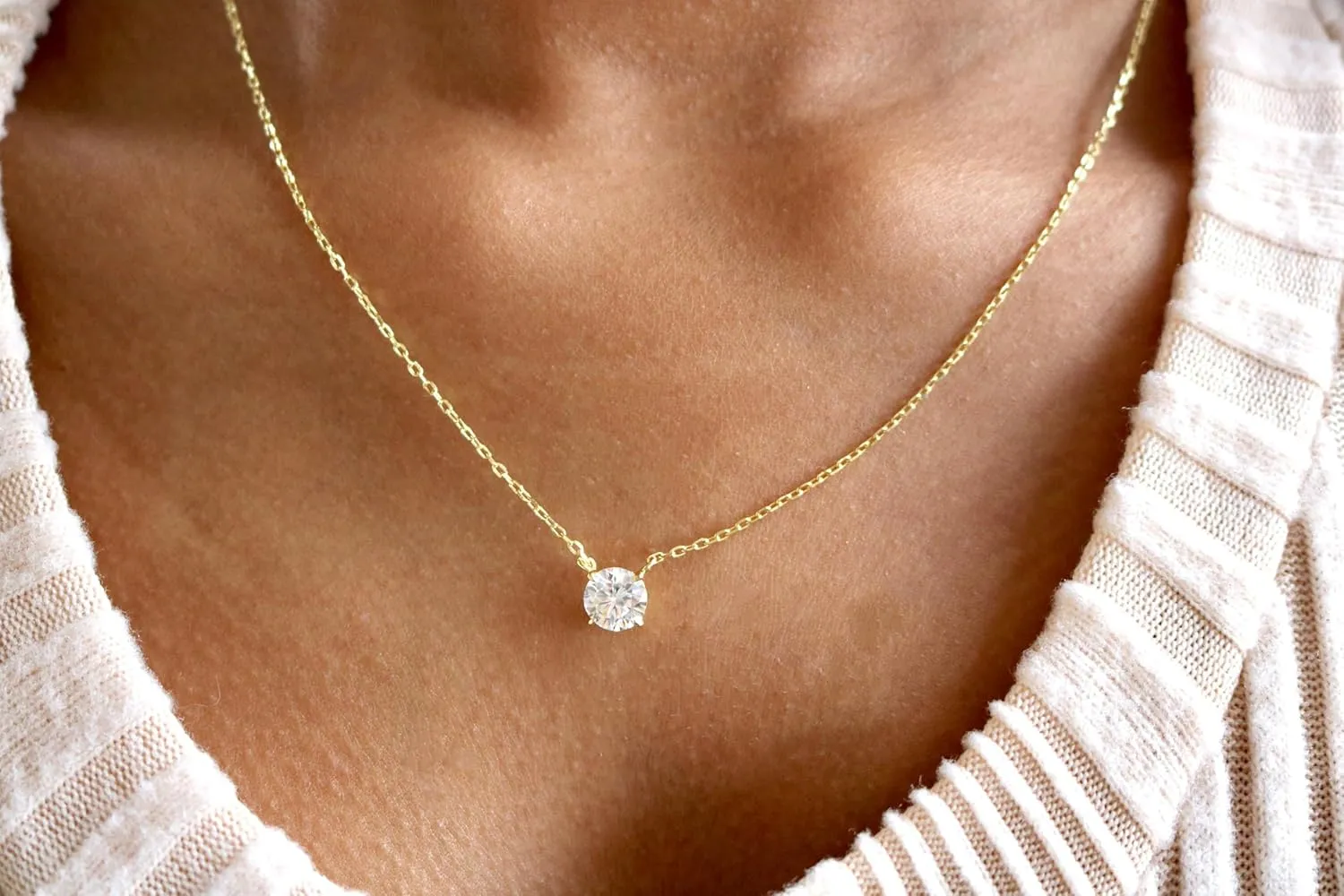 Gold Layered Necklaces for Women, Herringbone Snake Paperclip 14K Gold Plated Chain Choker Necklace Stack Dainty Cute Simple CZ/Pearl/Cross Pendant Necklace Set for Women Trendy Jewelry Gifts