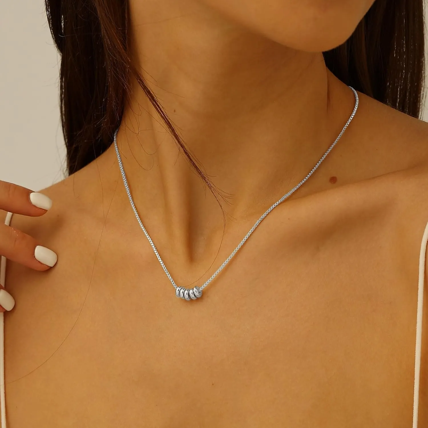 Gold Necklace for Women, 14k Gold Dainty Star of David Flower Sun Evil Eye Infinity Design Simple Pendent Necklace