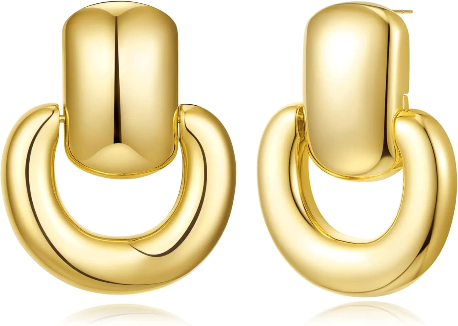 Gold Silver Hoop Dangle Earrings For Women Statement Retro Earrings Multiple Styles Jewelry for Birthday Party Jewelry