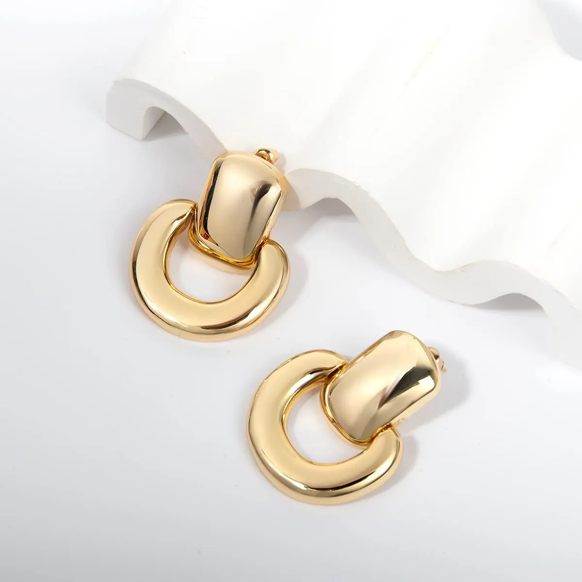 Gold Silver Hoop Dangle Earrings For Women Statement Retro Earrings Multiple Styles Jewelry for Birthday Party Jewelry