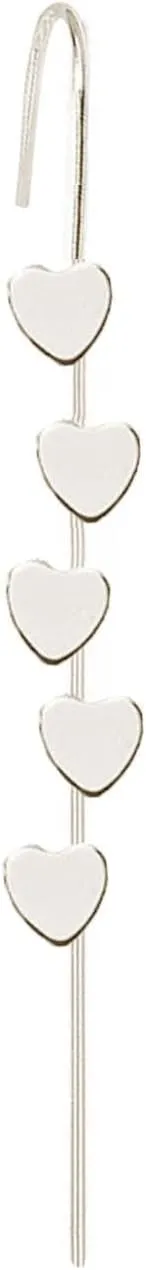 Helix Hooks Earrings Loving Heart Ear Wrap Crawler Hook Earrings for Women Men Personalized Cartilage Piercing Jewelry Gifts