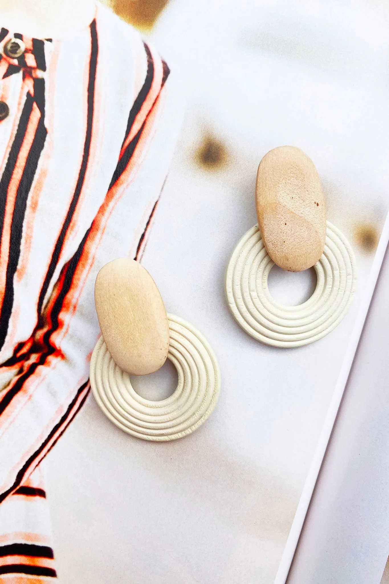 Hera Earrings - Ivory