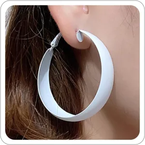 Hoop Earrings for Women Exaggerated Hoops Earring 80s 90s Statement Hoop Earrings Lightweight Anti-Allergy Oversized Hoops Earring for Women