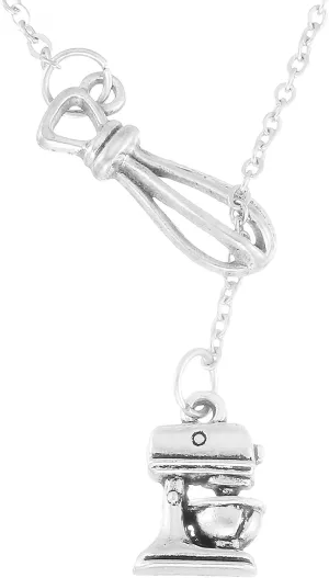 HUTIMY Gift for Baker Women Best Unique Bakers Baking Themed Jewelry Chef Presents Cooking Necklace