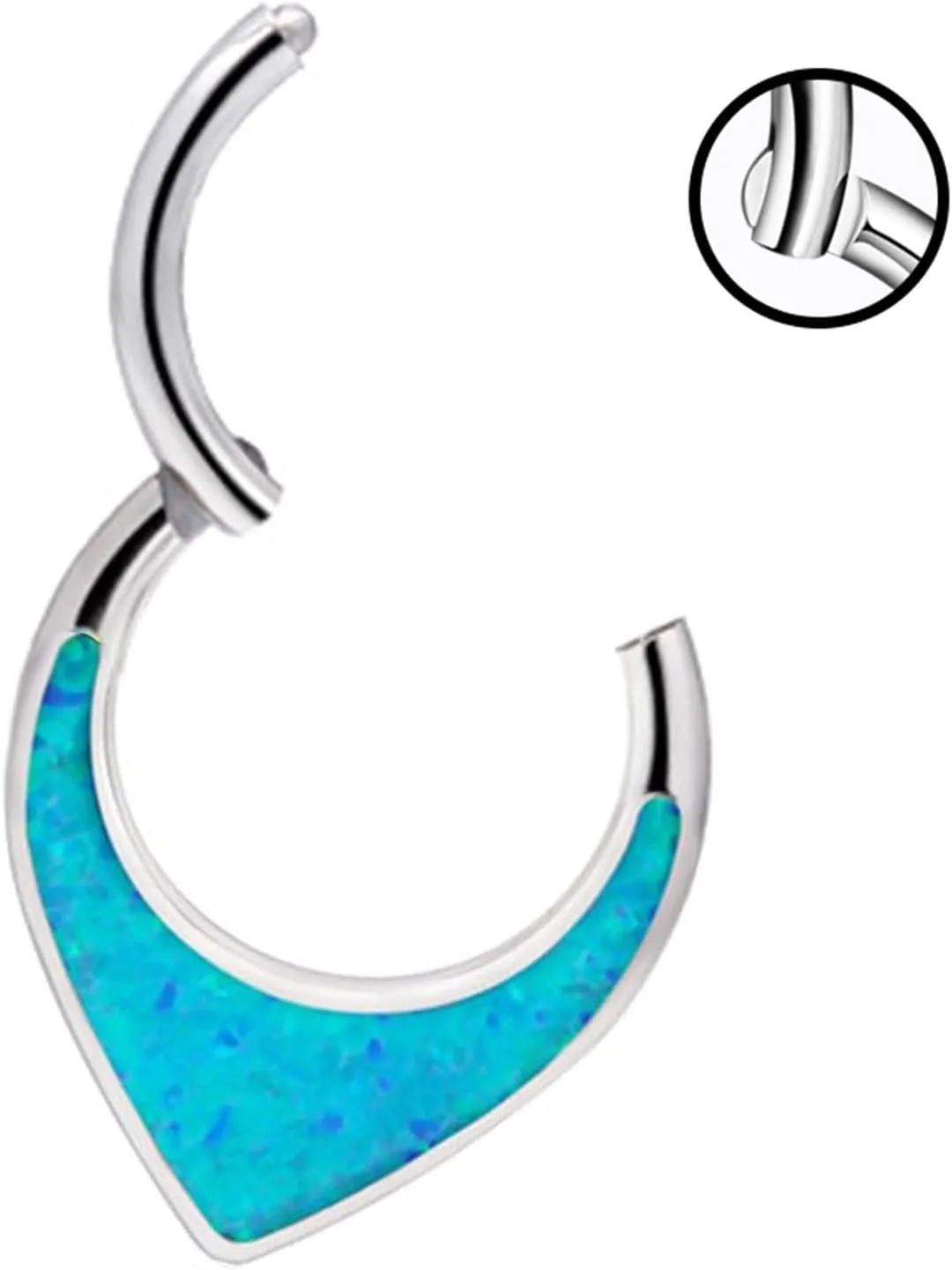 Hypoallergenic Nose Piercing Rings Collection: 316L Surgical Steel Hoop Earrings for Septum, Cartilage, Hinged Helix, Rook, Conch, Tragus, Lip