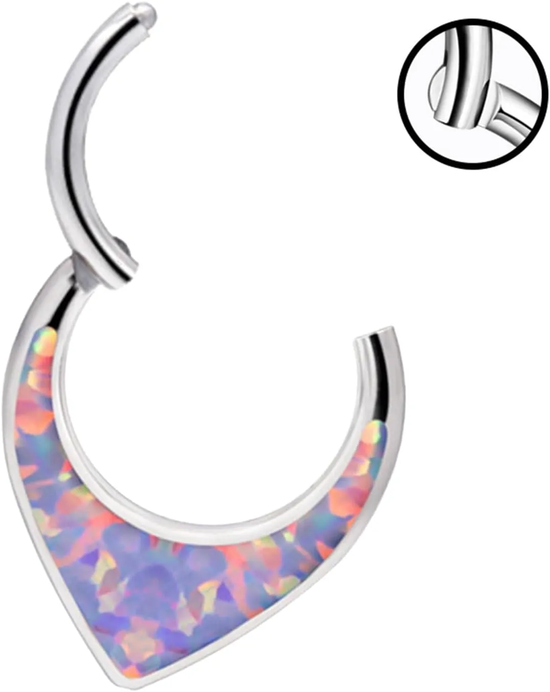 Hypoallergenic Nose Piercing Rings Collection: 316L Surgical Steel Hoop Earrings for Septum, Cartilage, Hinged Helix, Rook, Conch, Tragus, Lip