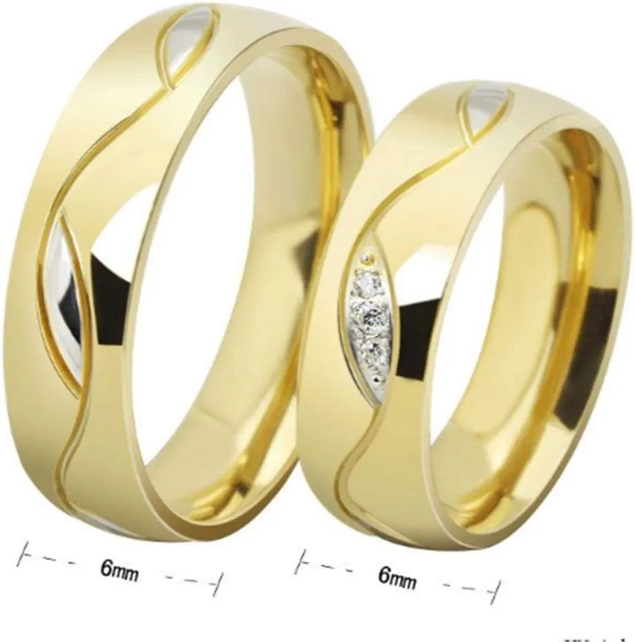 Jeulia Titanium Stainless Steel Couple Ring Set Custom Engraved Wedding Band Rings Domed Personalized Name Rings Engagement Promise Band for Men Women