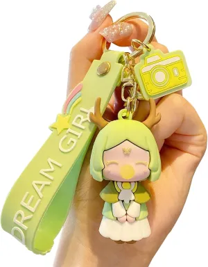 Kawaii Keychain Cute Cartoon Keychains Bag Pendant Backpack Decoration Car Keychain for Girl Woman
