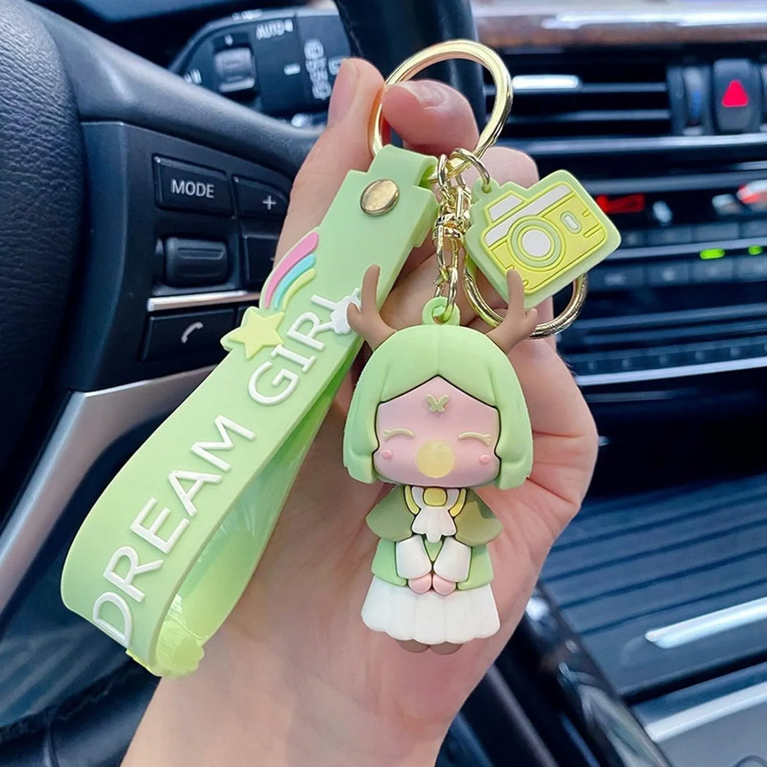 Kawaii Keychain Cute Cartoon Keychains Bag Pendant Backpack Decoration Car Keychain for Girl Woman
