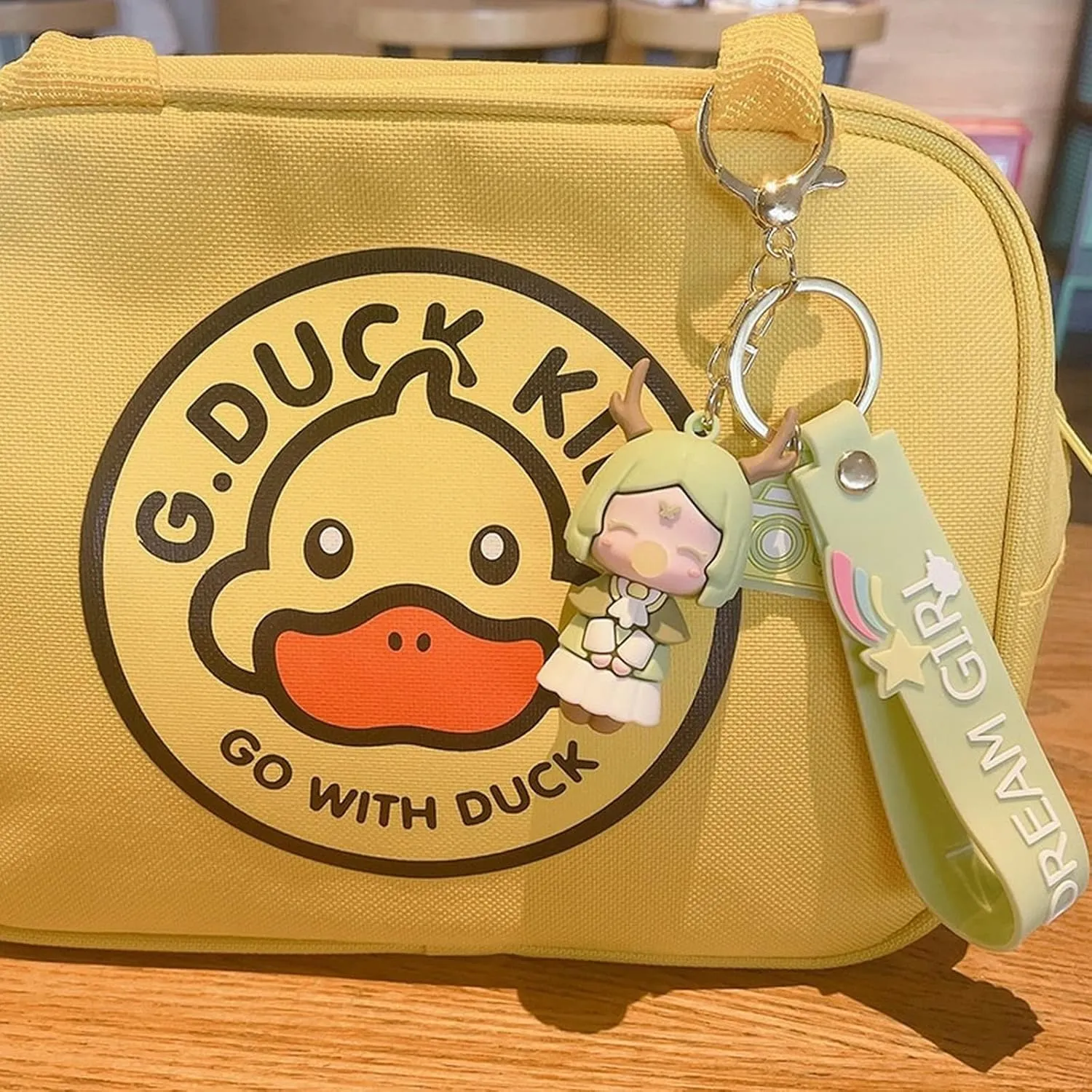 Kawaii Keychain Cute Cartoon Keychains Bag Pendant Backpack Decoration Car Keychain for Girl Woman