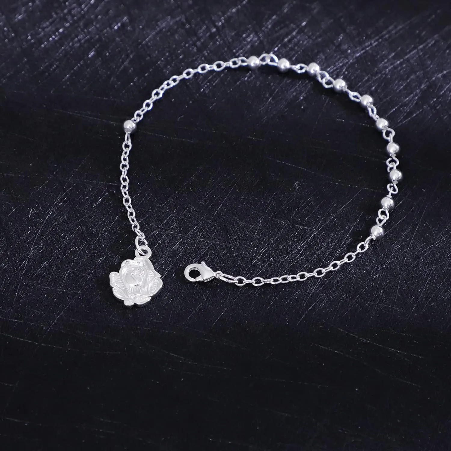 KOMI 18K Gold Plated Butterfly Zircon Bracelet Stainless Steel Pendant Adjustable Evil Bracelet Girlfriend Mom Best Friend Gift Jewelry