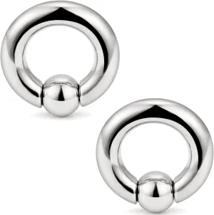 Kridzisw 8G 6G 4G 2G Titanium Septum Ring Gauges Earring Stretching kit Hypoallergenic Lobe Hoop Earring Medical Implant Grade Large Septum Nose Ring Piercing Jewelry for Women Men