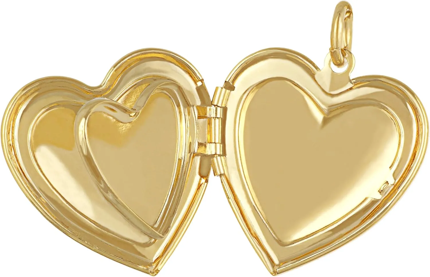 LIFETIME JEWELRY Antique Heart Locket Necklace That Holds Pictures 24k Gold Plated