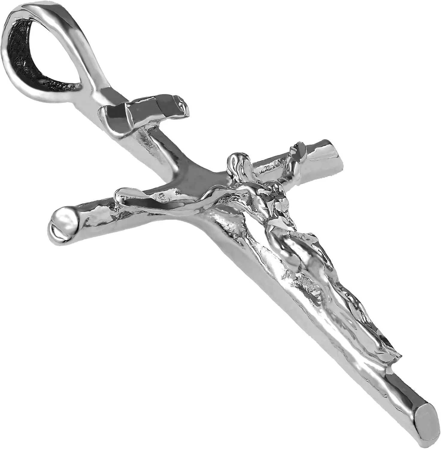 LIFETIME JEWELRY Classic Cross Necklace Chain for Men & Women 24k Real Gold Plated