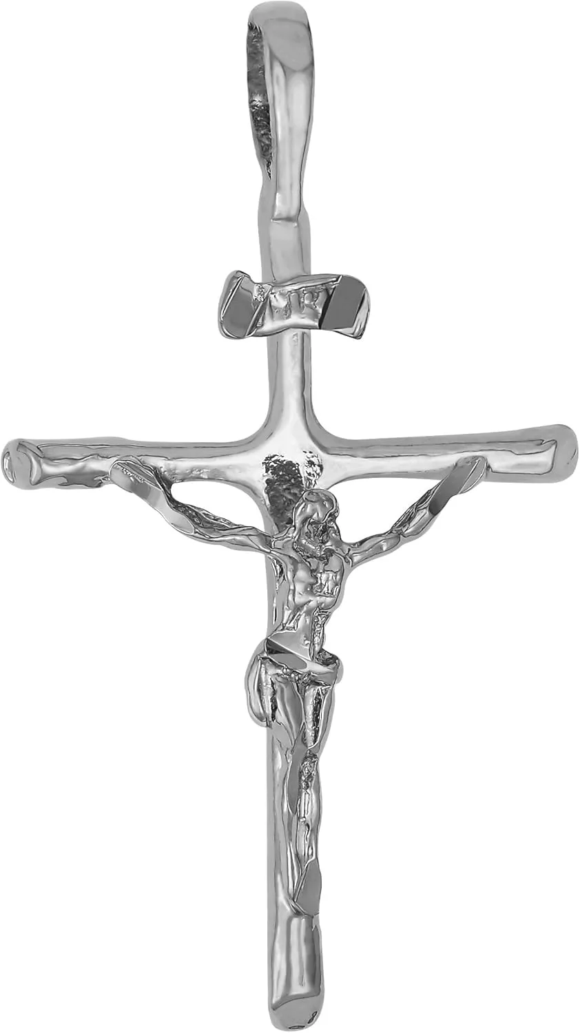 LIFETIME JEWELRY Classic Cross Necklace Chain for Men & Women 24k Real Gold Plated