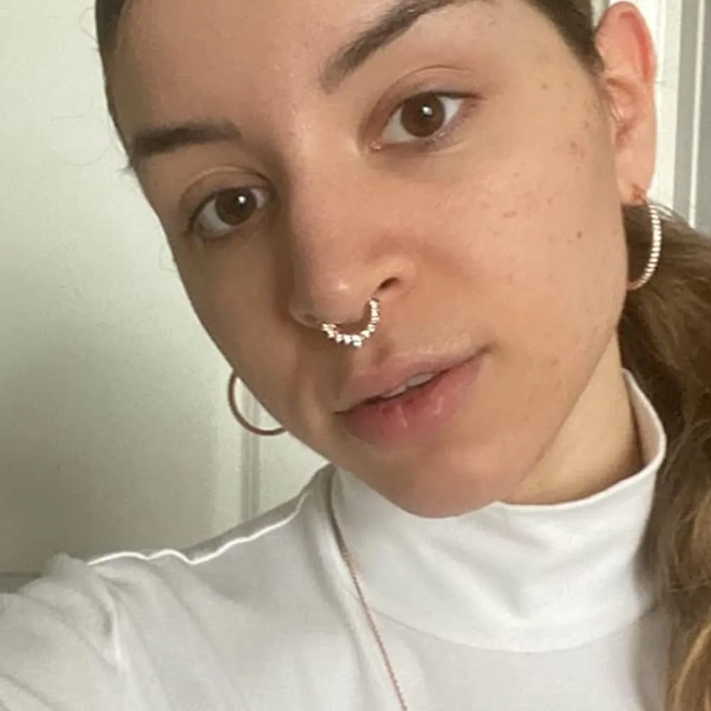 Longita Magnetic Nose Rings - Fake Septum Ring & Hoop Studs for Women