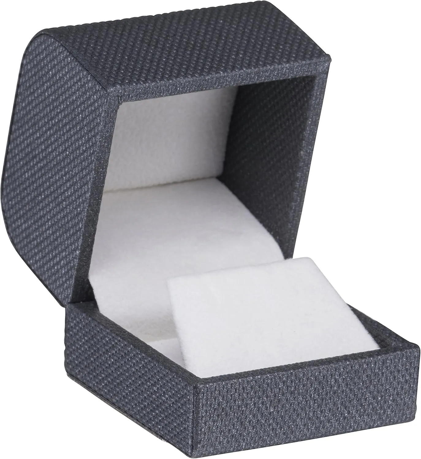 Luxury Weave Textured Earring Gift Box for Women & Girls  Jewelry Box Ideal for Studs, Small Hanging Earrings  Earring Case with Soft Suede Interior and 2-Piece Matching Outer Box