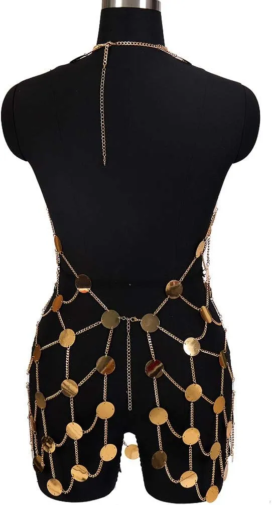 MAMOHSS Fashion Jewelry Belly Button Bra Bikini Beach Party Anniversary Celebration Gift Ladies Body Chain Layered Fringe Crystal