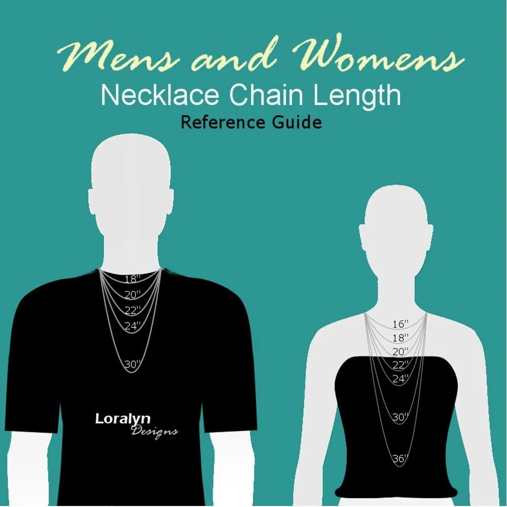 Mens Silver Stainless Steel Bead Chain Necklace 2mm Unique Style (16-30 Inch)