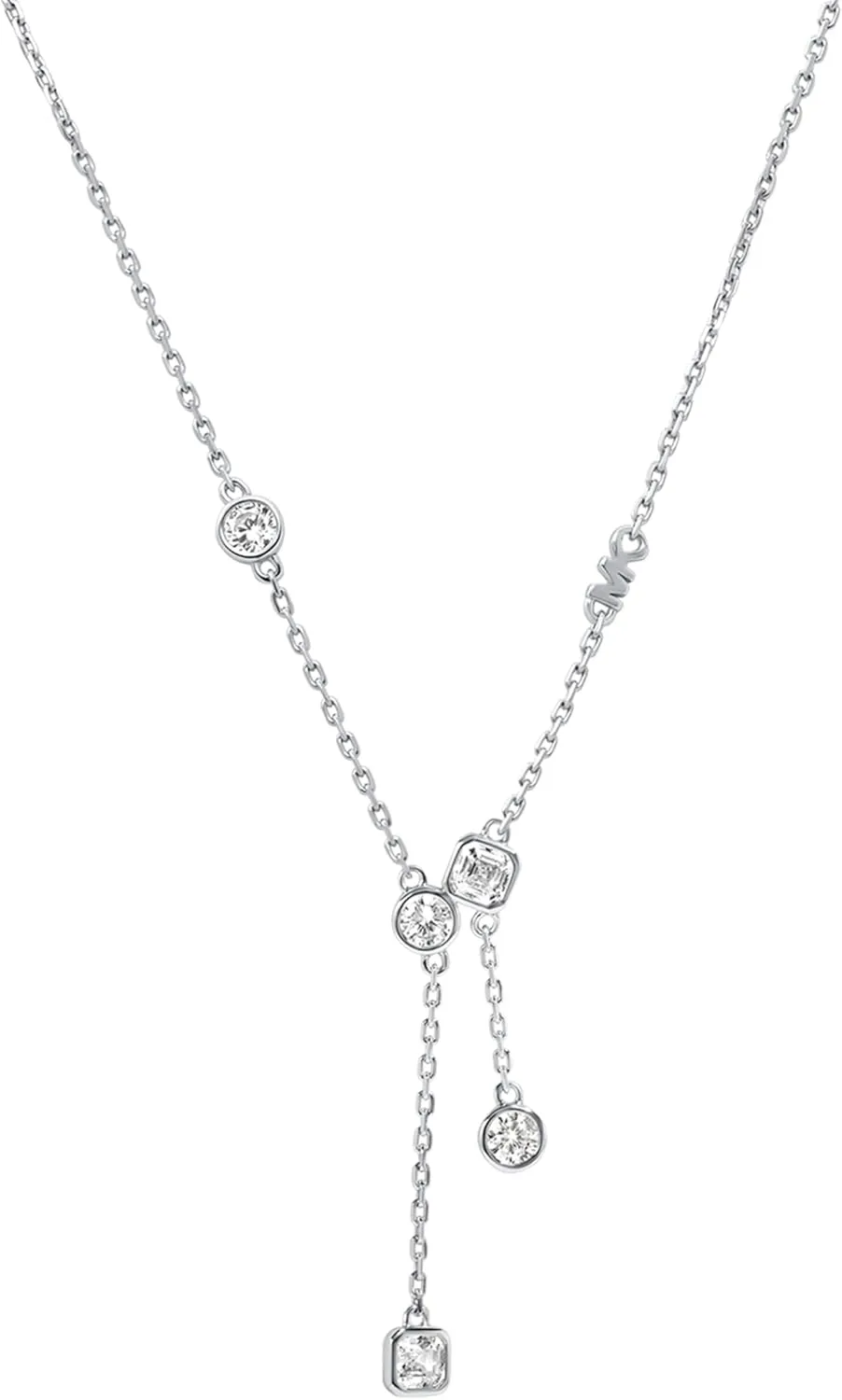 Michael Kors Women's Sterling Silver Station Necklace