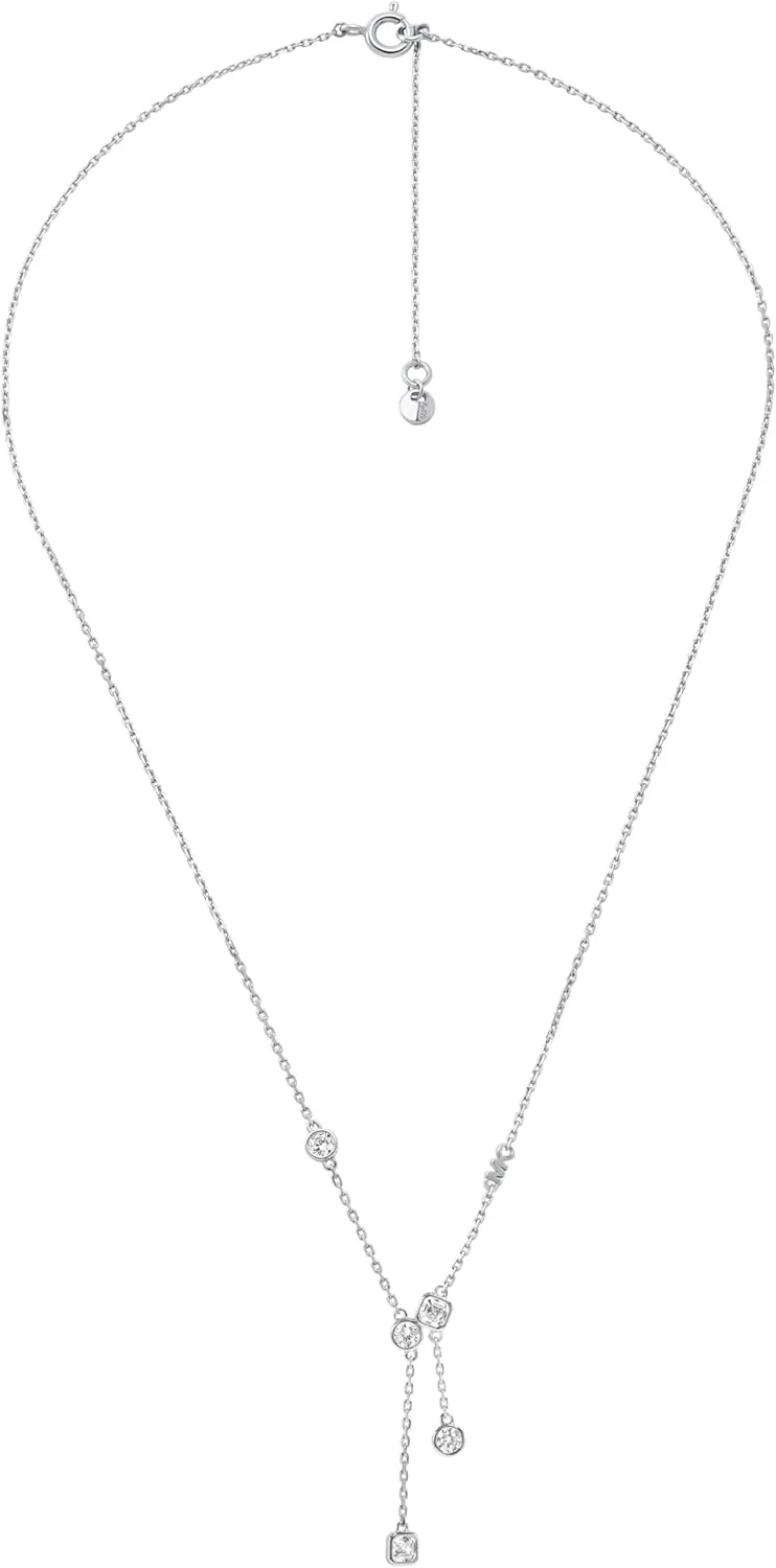 Michael Kors Women's Sterling Silver Station Necklace