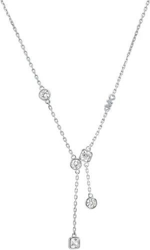 Michael Kors Women's Sterling Silver Station Necklace