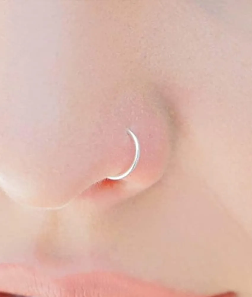 MODRSA Fake Belly Piercing Fake Belly Ring Fake Belly Button Ring Fake Belly Rings Fake Belly Button Piercing Clip on Belly Button Rings Silver Gold