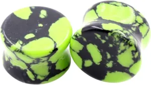 New 2026 Arrive 2Pcs Colorful Natural Stone Double Flared Ear Tunnel Plugs Flesh Stretcher Expander Gauges Earring Piercing Body Jewelry Fashion Trendy Accessories Creative Gift For Women And Men