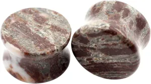 New 2026 Arrive 2Pcs Colorful Natural Stone Double Flared Ear Tunnel Plugs Flesh Stretcher Expander Gauges Earring Piercing Body Jewelry Fashion Trendy Accessories Creative Gift