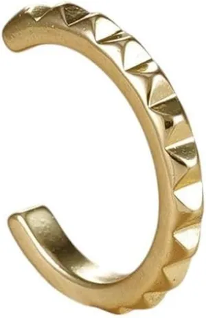 New 2026 Arrive Unisex 1Pc Vintage Simple Metal Crystal Ear Cuff For Women Gold Color Non Piercing Cartilage Clip Earring Punk Rock Jewelry Fashion Trendy Accessories Creative Gift And Men