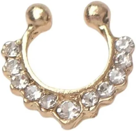 New 2026 Arrive Unisex Gift Fashion Non-Pierced Ear Cuff Crystal Clip Earrings For Women Simple Pearl Wrap Jewelry Brincos Pendientes Trendy Accessories Creative For Women And Men