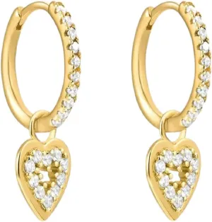 New 2026 Arrive Unisex Gold Filled Hoop Dangle Earrings Set For Women Ear Cuffs Colorful Zircon Stud Fashion Party Decoration Jewelry Luxury With You Accessories Trendy Creative For Women And Men