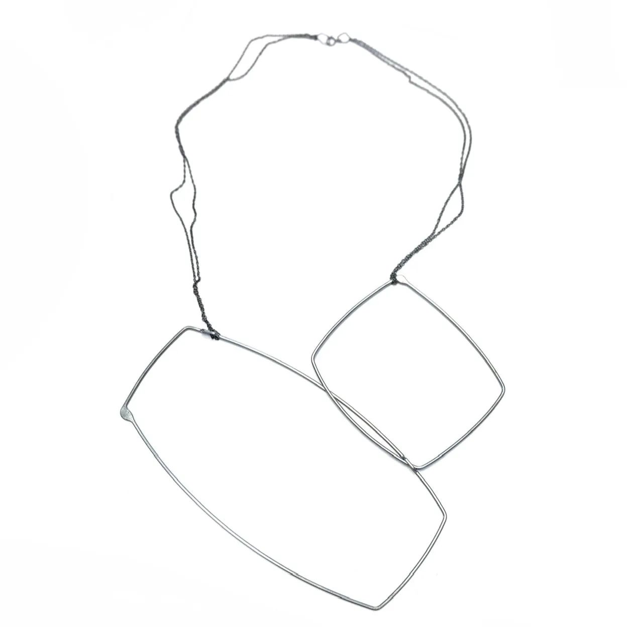 'NK1 Necklace' Oxidized Sterling Silver