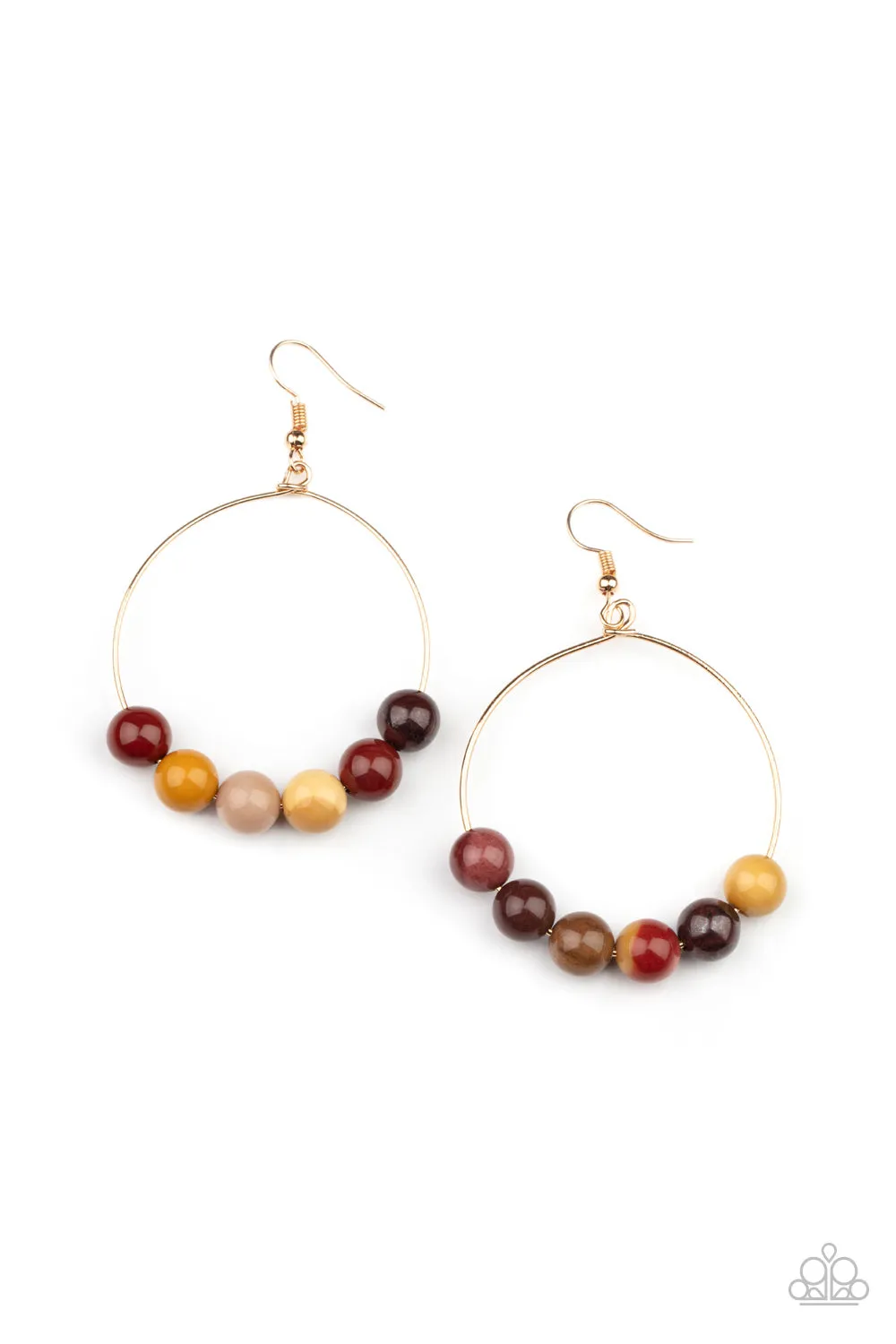 Paparazzi Let It Slide - Multi Earrings