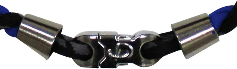 PHITEN Tornado Chrome Titanium Necklace