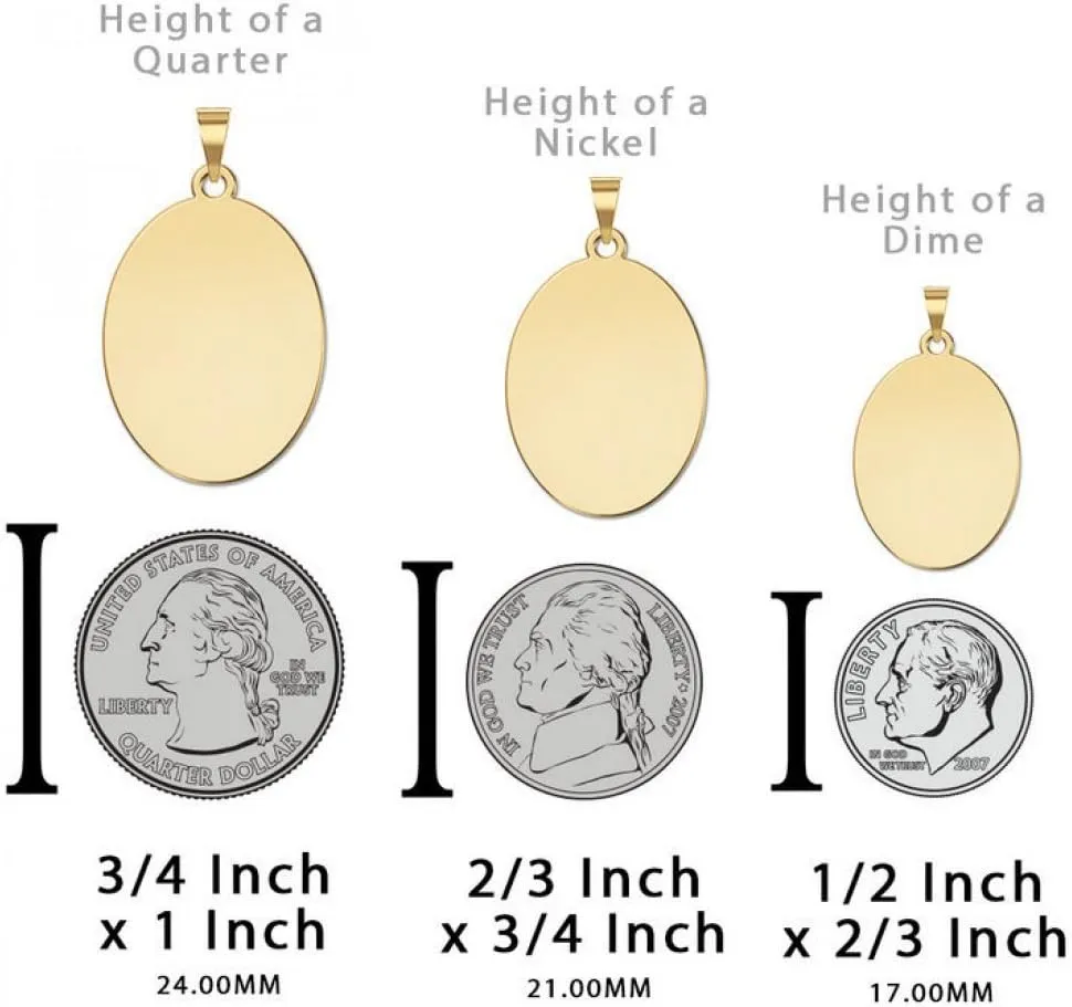 PicturesOnGold.com Saint Servatius OVAL Religious Medal - Saint Naomi OVAL Religious Medal