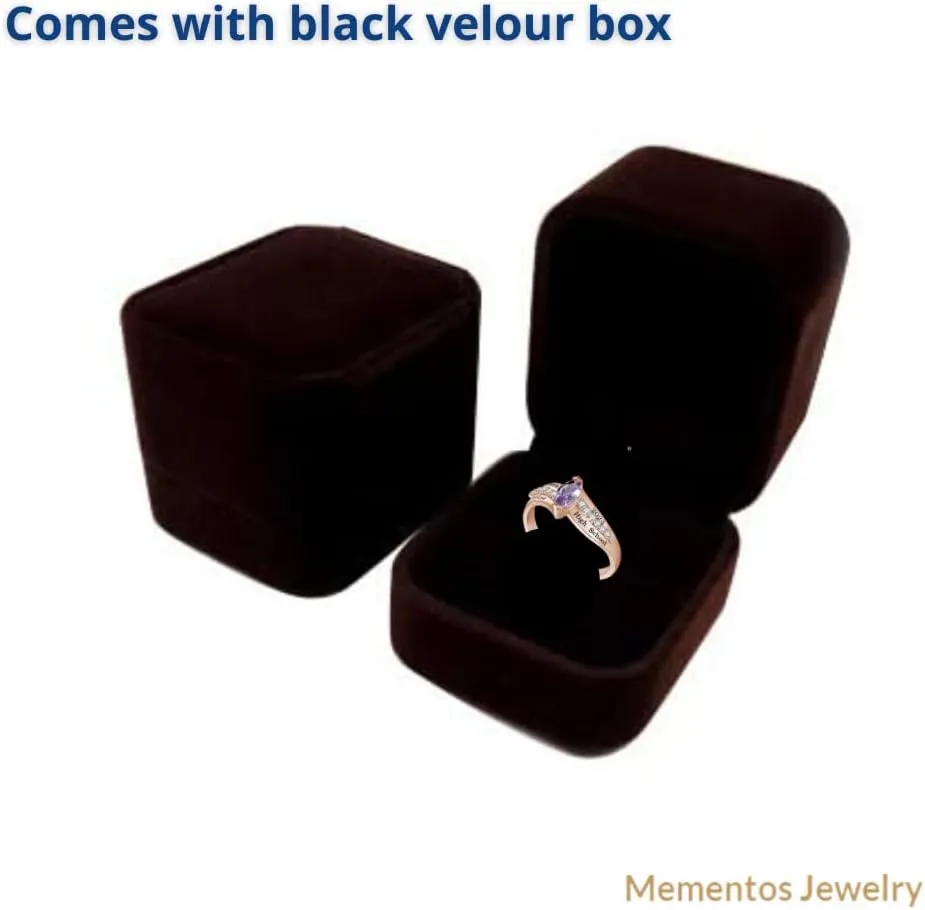 PJM Authentic Class Ring for Women  Sweetheart Collection  Genuine 925 Sterling Silver or 10KT Gold  Customized High School College University Women's Class Ring  Mementos Jewelry  Graduation Gifts