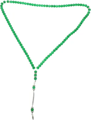 Prayer Beads Bracelet Green String Muslim Praying Bracelet Decorative Rosary
